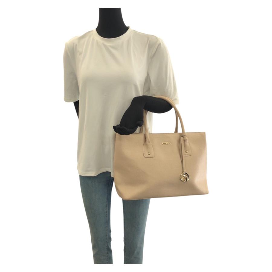美品 Furla フルラ 2way ベージュ ゴールド金具 レザー ショルダーバッグ トートバッグ レディース 600754 | FURLA | 05