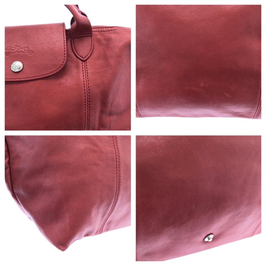 LONGCHAMP（ロンシャン） ル プリアージュ キュイール 2way レッド