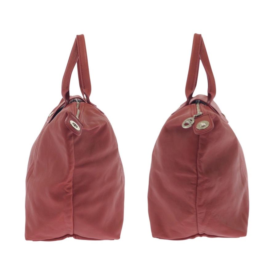 LONGCHAMP（ロンシャン） ル プリアージュ キュイール 2way レッド
