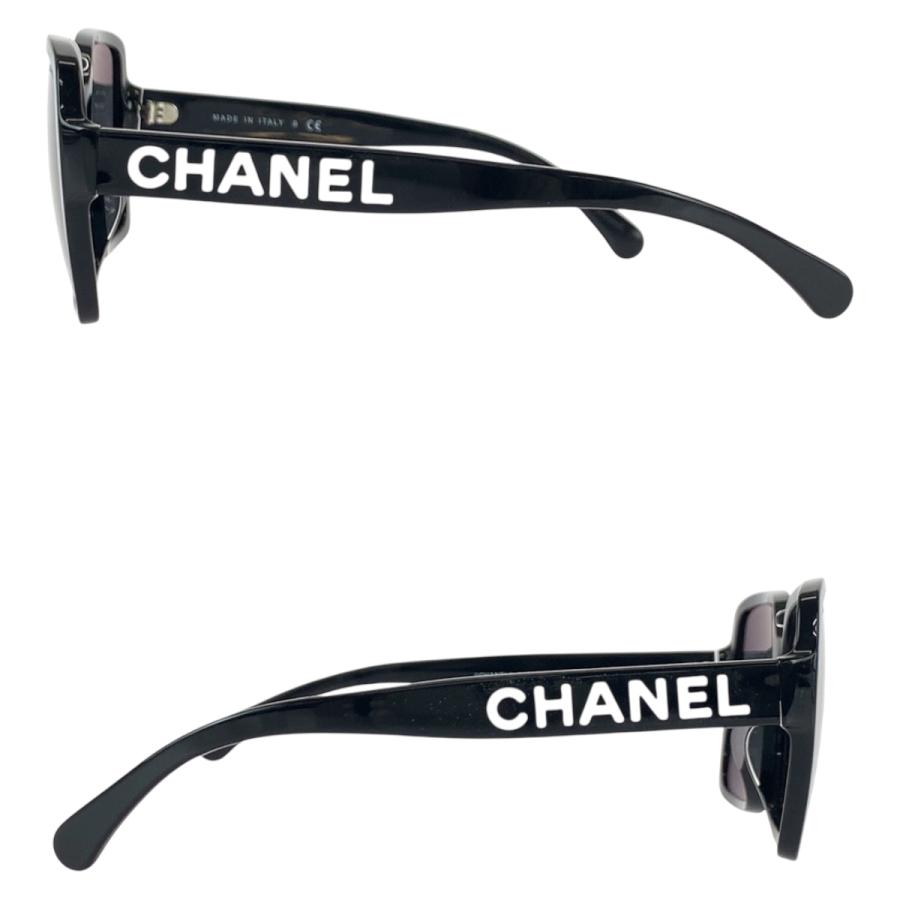 美品 CHANEL シャネル ロゴ ブラック 黒 プラスチック 5408-A c.1026/S4 56□17 140 3N サングラス レディース 600776 | CHANEL | 03