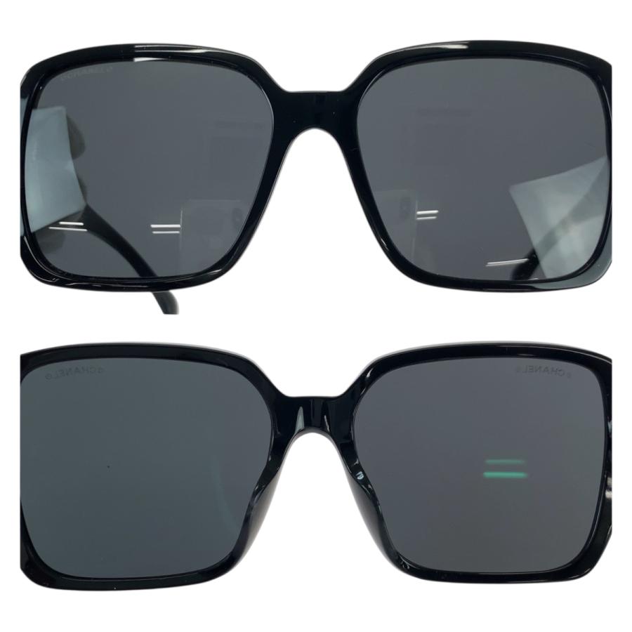 美品 CHANEL シャネル ロゴ ブラック 黒 プラスチック 5408-A c.1026/S4 56□17 140 3N サングラス レディース 600776 | CHANEL | 05