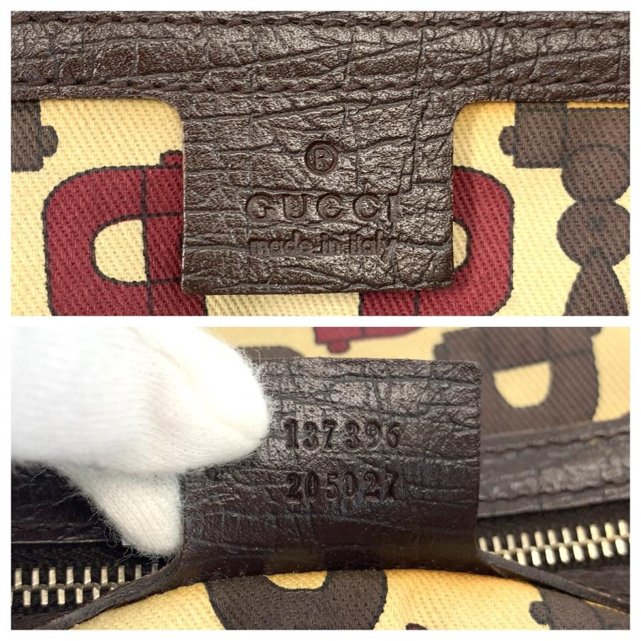 GUCCI グッチ シェリーライン ブラウン ベージュ ゴールド金具 GGキャンバス 137396 トートバッグ ショルダーバッグ レディース 600781 | GUCCI | 02