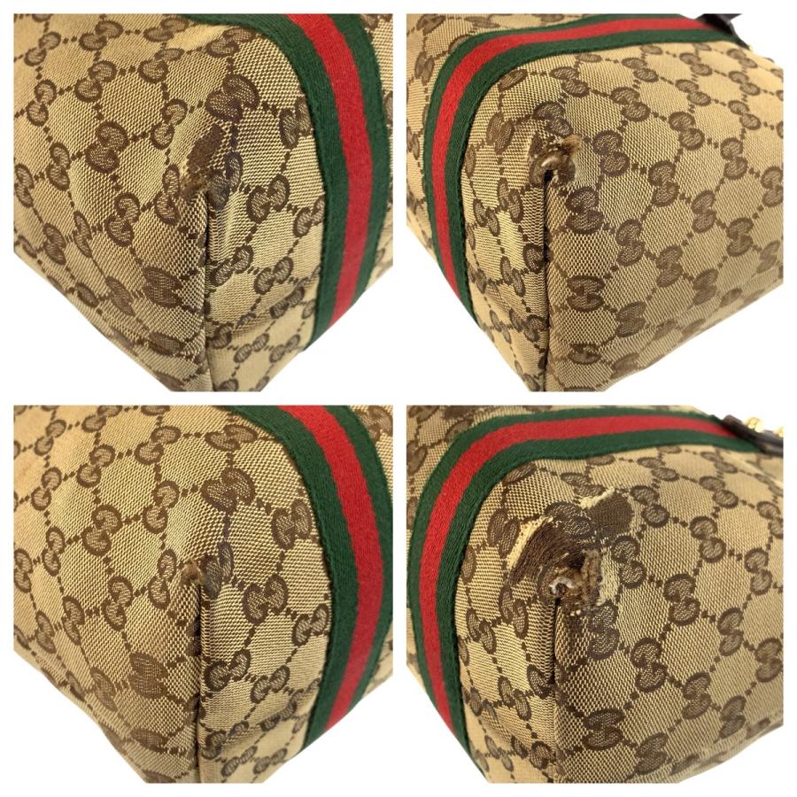 GUCCI グッチ シェリーライン ブラウン ベージュ ゴールド金具 GGキャンバス 137396 トートバッグ ショルダーバッグ レディース 600781 | GUCCI | 03