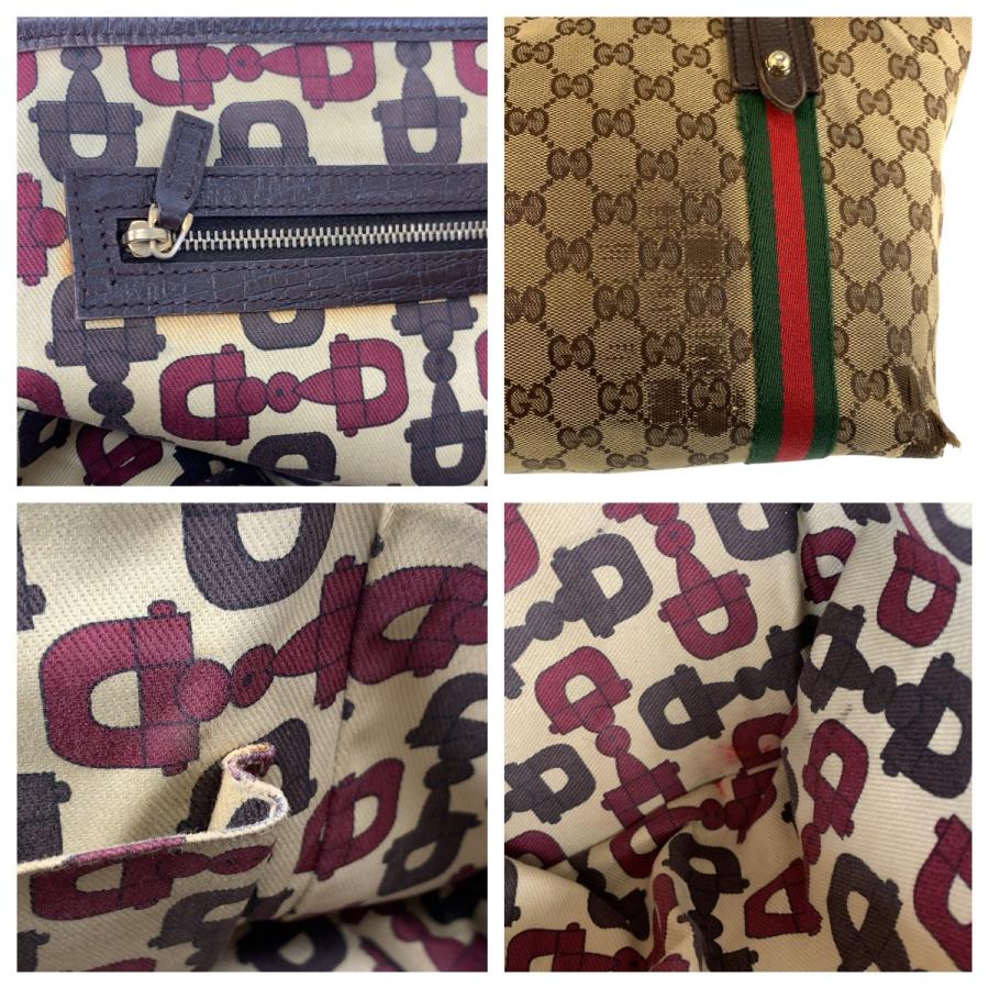 GUCCI グッチ シェリーライン ブラウン ベージュ ゴールド金具 GGキャンバス 137396 トートバッグ ショルダーバッグ レディース 600781 | GUCCI | 05
