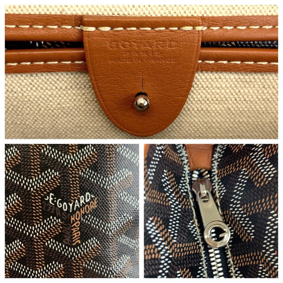 美品 GOYARD ゴヤール アルトワPM ブラック 黒 ブラウン PVC トートバッグ ショルダーバッグ レディース 600783 | GOYARD | 02