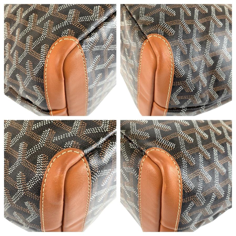 美品 GOYARD ゴヤール アルトワPM ブラック 黒 ブラウン PVC トートバッグ ショルダーバッグ レディース 600783 | GOYARD | 03