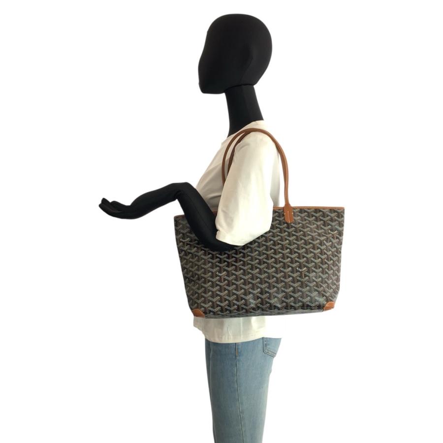 美品 GOYARD ゴヤール アルトワPM ブラック 黒 ブラウン PVC トートバッグ ショルダーバッグ レディース 600783 | GOYARD | 05