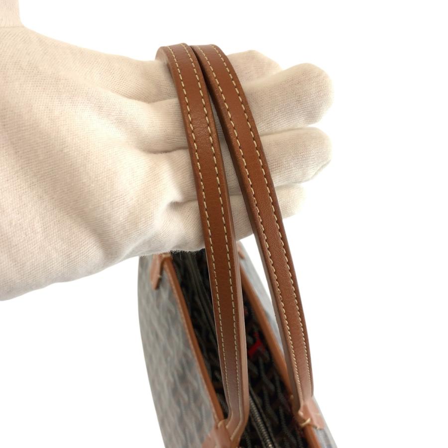 美品 GOYARD ゴヤール アルトワPM ブラック 黒 ブラウン PVC トートバッグ ショルダーバッグ レディース 600783 | GOYARD | 07