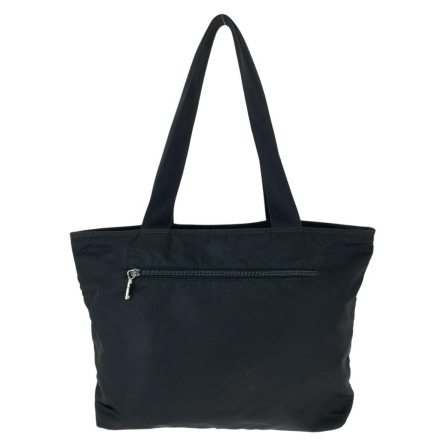 美品 PRADA プラダ テスート 三角ロゴプレート ブラック 黒 シルバー金具 ナイロン トートバッグ ショルダーバッグ レディース 600799 | PRADA | 01