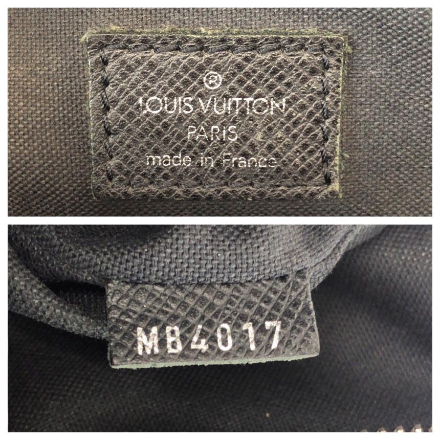 美品 LOUIS VUITTON ルイヴィトン タイガ ディミトリ ブラック 黒 シルバー金具 レザー M32462 ショルダーバッグ ポシェット メンズ 600804 | LOUIS VUITTON | 03