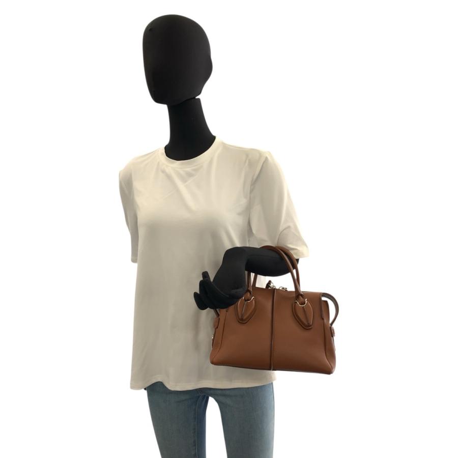 美品 TOD'S トッズ Dバッグ Dスタイリング ブラウン シルバー金具