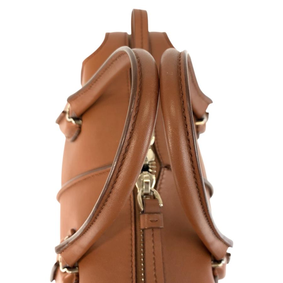 トッズ Dバッグ Dスタイリング ハンドバッグ レザー 2way ブラウン 美品 TOD'S トッズ Dバッグ Dスタイリング ブラウン シルバー金具