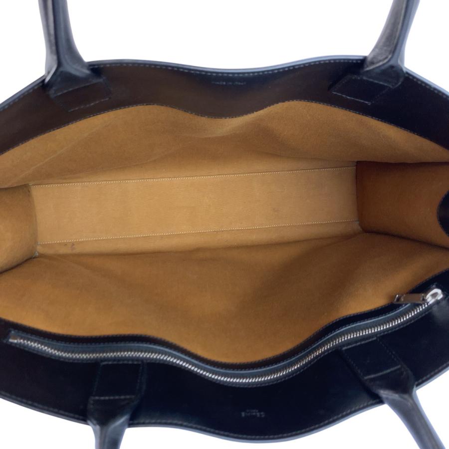 美品 CELINE セリーヌ トリオンフ ホリゾンタルカバ ブラック 黒 ブラウン トートバッグ ハンドバッグ ビジネスバッグ 600855 | CELINE | 07