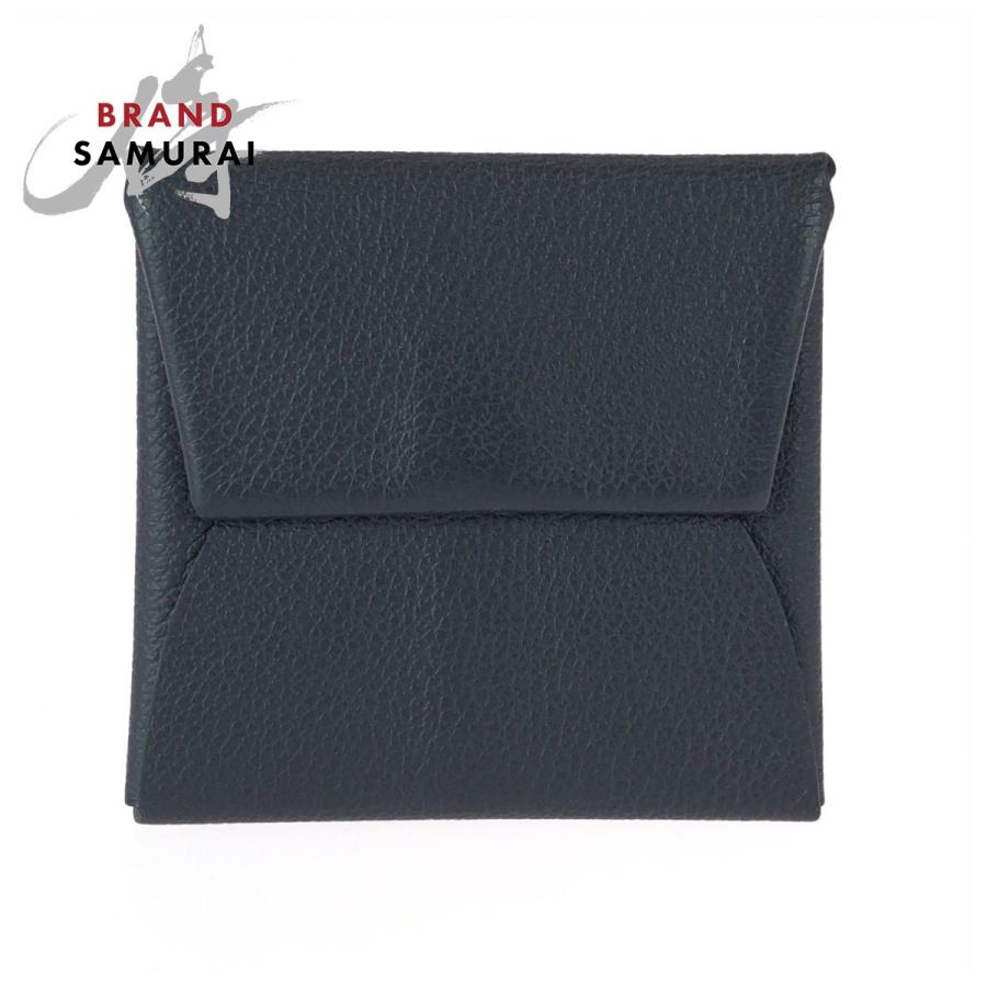 HERMES（エルメス） 美品 バスティア ブラック 黒 シルバー金具 ヴォー 
