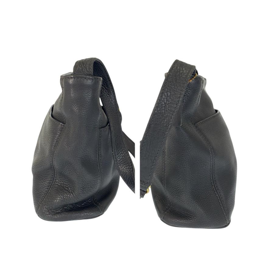 美品 COACH コーチ ヴィンテージ オールドコーチ ソノマコレクション ブラック 黒 ゴールド金具 レザー 4924 ショルダーバッグ 600892 | COACH | 06