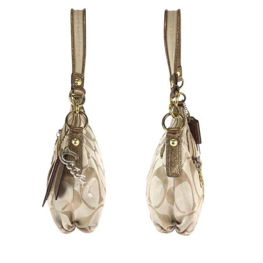 COACH コーチ ポピー シグネチャー 2way ベージュ ゴールド金具 キャンバス/レザー 15317 ショルダーバッグ ハンドバッグ 600897 | COACH | 07