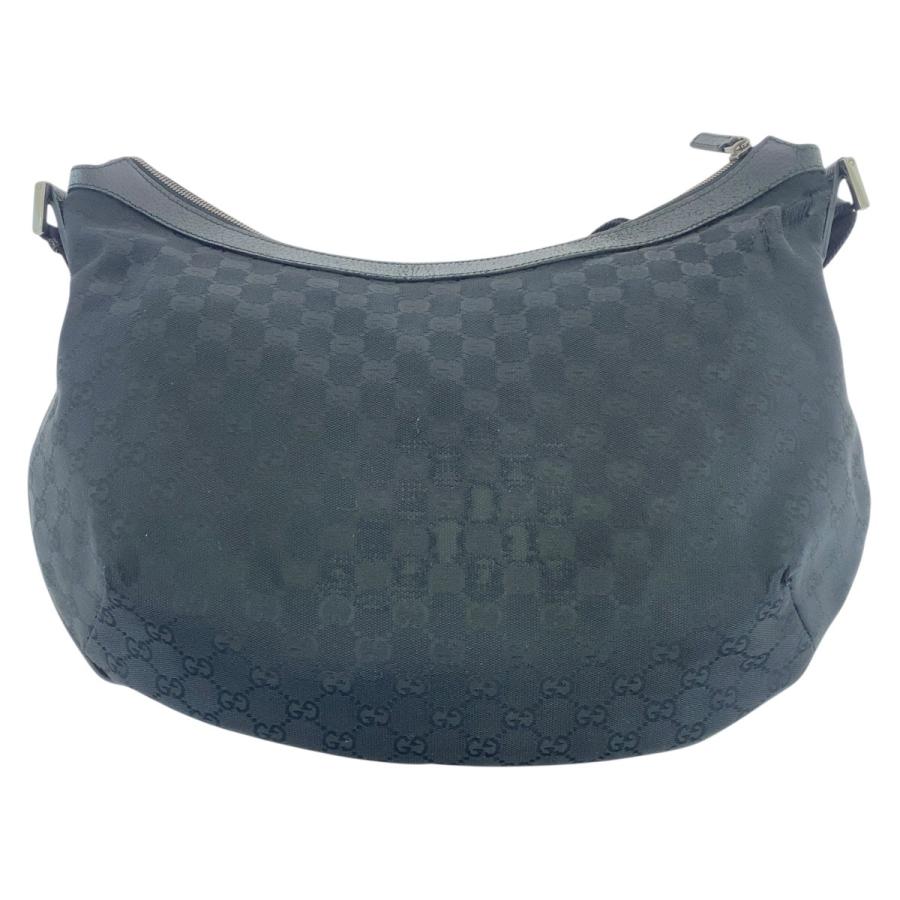 GUCCI グッチ ブラック 黒 シルバー金具 GGキャンバス/レザー 189752 斜め掛け ショルダーバッグ レディース 600906 | GUCCI | 01