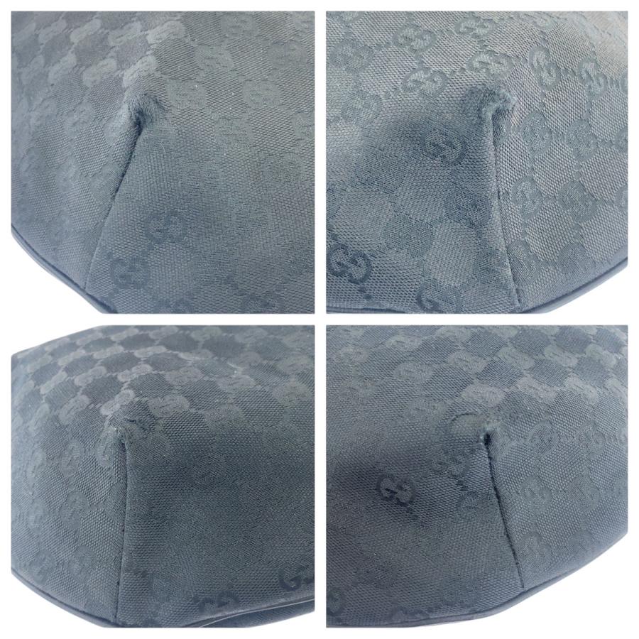 GUCCI グッチ ブラック 黒 シルバー金具 GGキャンバス/レザー 189752 斜め掛け ショルダーバッグ レディース 600906 | GUCCI | 02