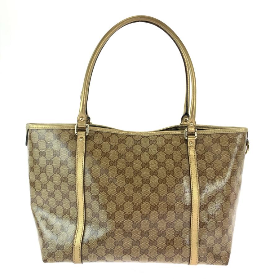 GUCCI グッチ GGクリスタル ブラウン ゴールド ゴールド金具 GGスプリームキャンバス 197953 トートバッグ ショルダーバッグ 600932 | GUCCI | 01