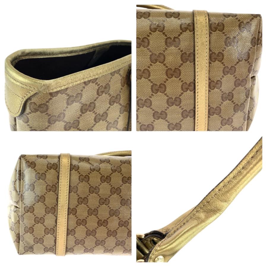 GUCCI グッチ GGクリスタル ブラウン ゴールド ゴールド金具 GGスプリームキャンバス 197953 トートバッグ ショルダーバッグ 600932 | GUCCI | 05