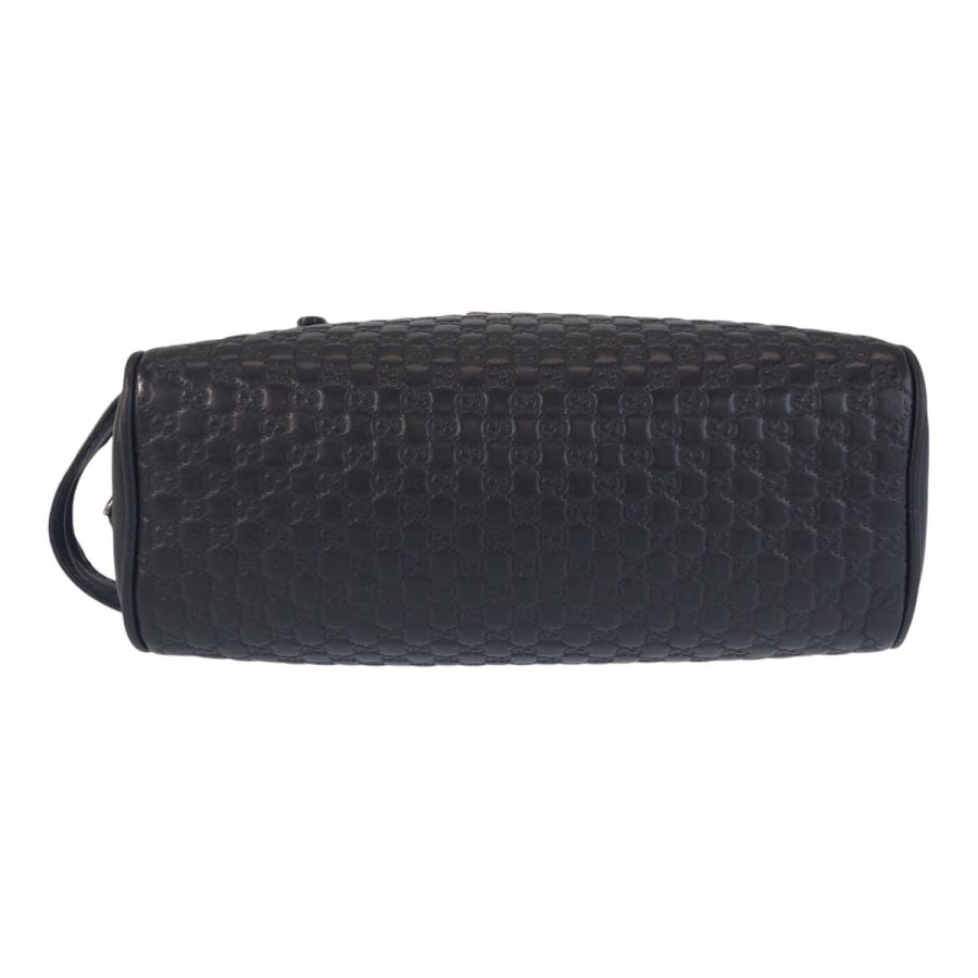 美品 GUCCI グッチ マイクログッチシマ ブラック 黒  レザー 419775 セカンドバッグ クラッチバッグ メンズ 600943 | GUCCI | 08