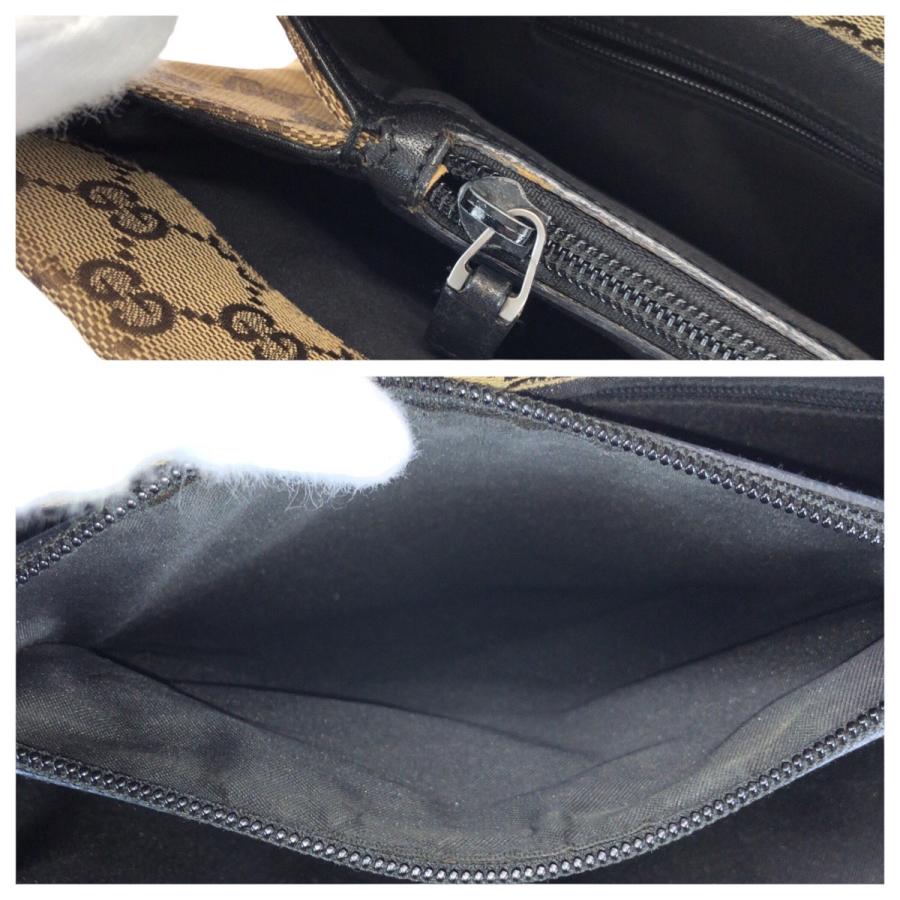 GUCCI（グッチ） 美品 バンブー ベージュ ブラウン ガンメタ金具 GG