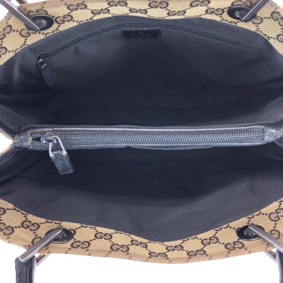 GUCCI（グッチ） 美品 バンブー ベージュ ブラウン ガンメタ金具 GG