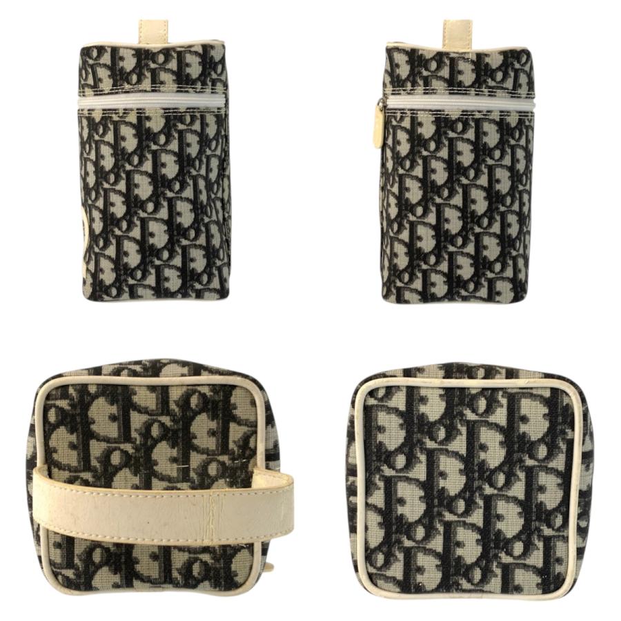 Christian Dior クリスチャンディオール トロッター ホワイト ブラック 黒 CM1026 ハンドバッグ バニティバッグ レディース 600986
