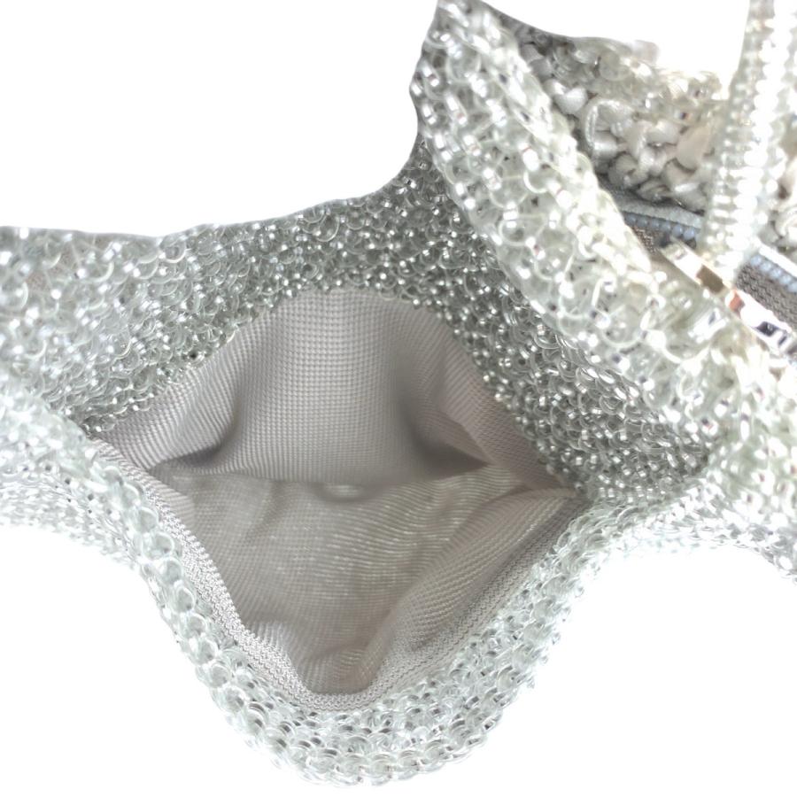 美品 ANTEPRIMA アンテプリマ ワイヤーバッグ シルバー グレー シルバー金具 PVC トートバッグ ハンドバッグ レディース 600987 | ANTEPRIMA | 08