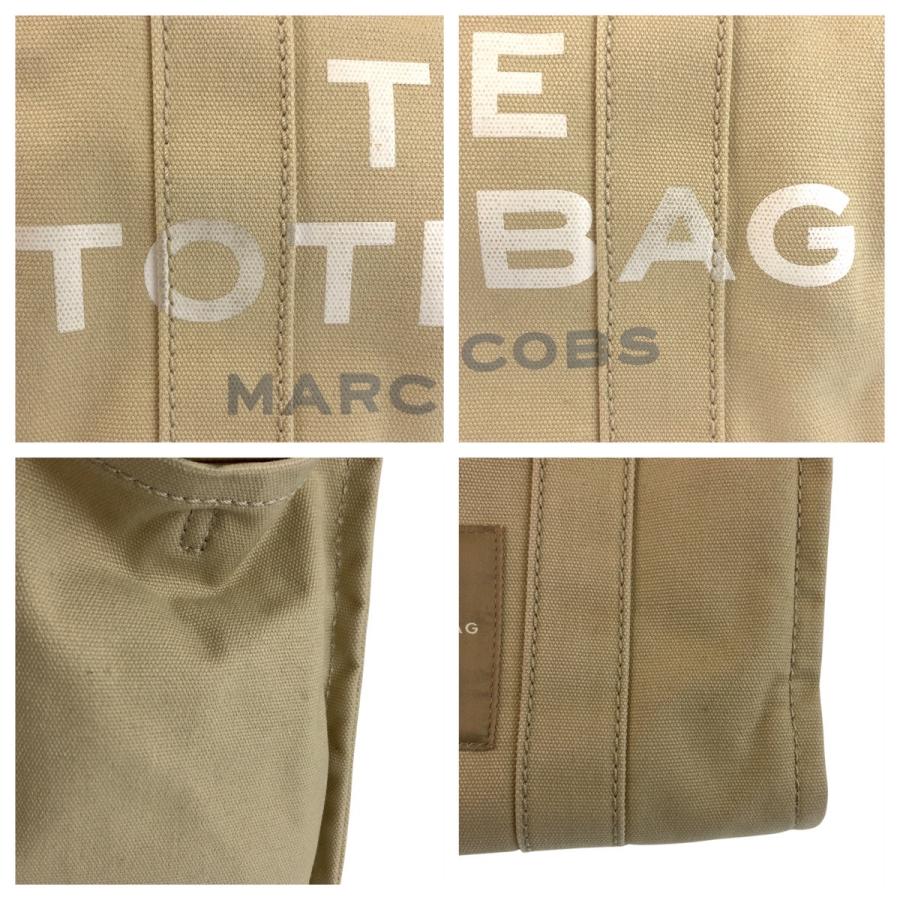美品 MARC JACOBS マークジェイコブス THE TOTE BAG ベージュ ブラック キャンバス トートバッグ ショルダーバッグ  レディース 600997 |  | 04