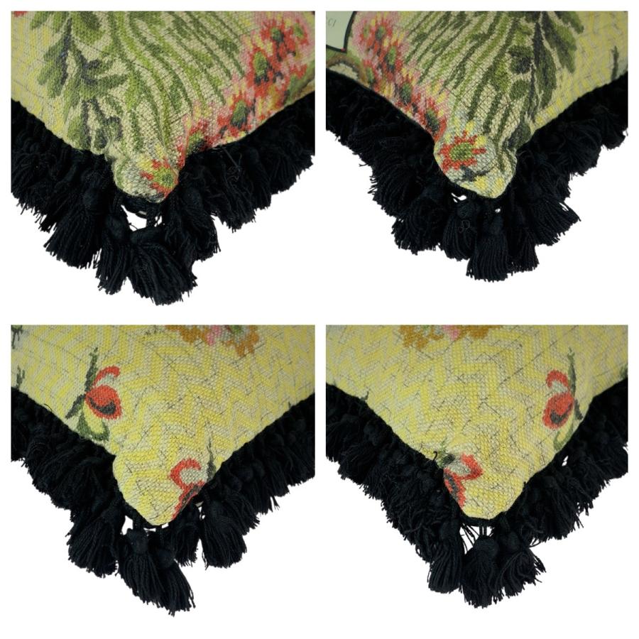 美品 GUCCI グッチ GG ジャカード マルチカラー ファブリック/レーヨン インテリア クッション 男女兼用 レディース 601016 | GUCCI | 02