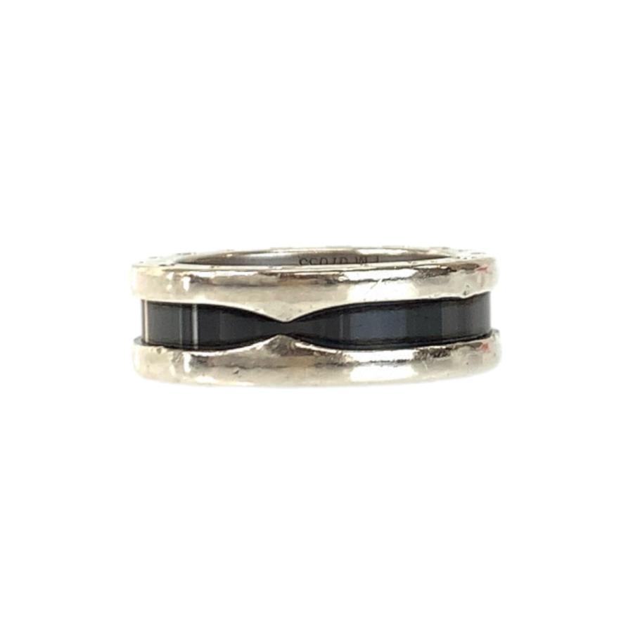 美品 BVLGARI ブルガリ ビーゼロワン セーブザチルドレン サイズ53 シルバー ブラック シルバー925/セラミック リング・指輪 13号 601032 | BVLGARI | 02