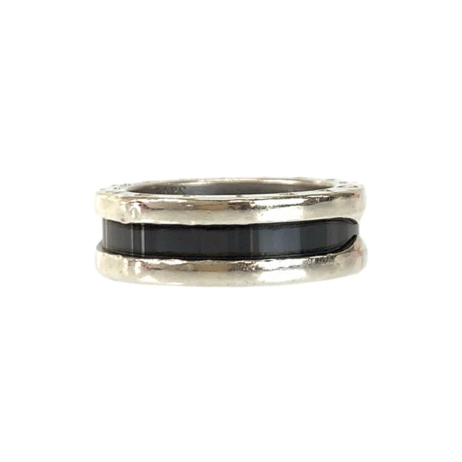 美品 BVLGARI ブルガリ ビーゼロワン セーブザチルドレン サイズ53 シルバー ブラック シルバー925/セラミック リング・指輪 13号 601032 | BVLGARI | 03