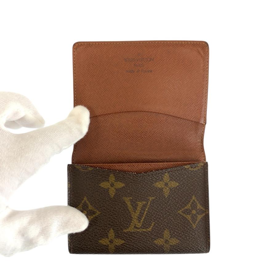 LOUIS VUITTON ルイヴィトン モノグラム ブラウン PVC M62920 名刺入れ カードケース レディース 601047