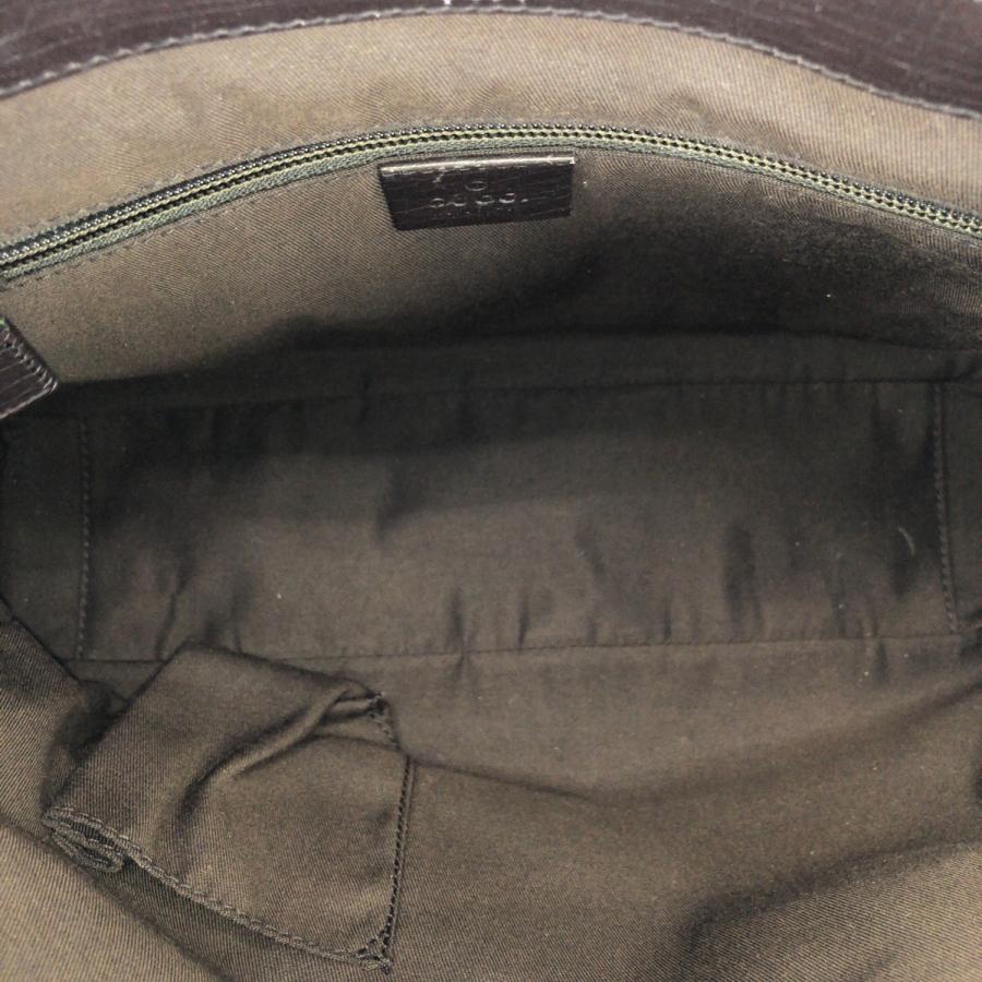美品 GUCCI グッチ GG柄 カーキ ダークブラウン GGスプリームキャンバス/レザー 141976 トートバッグ 男女兼用 レディース 601095 | GUCCI | 08