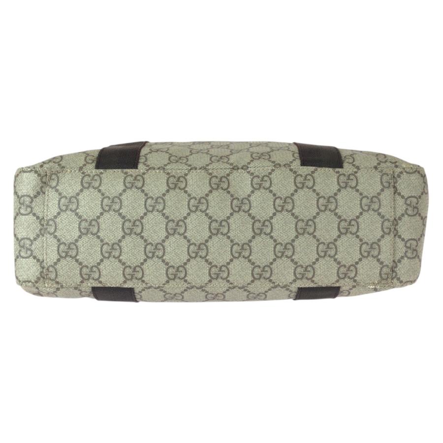 美品 GUCCI グッチ GG柄 カーキ ダークブラウン GGスプリームキャンバス/レザー 141976 トートバッグ 男女兼用 レディース 601095 | GUCCI | 09