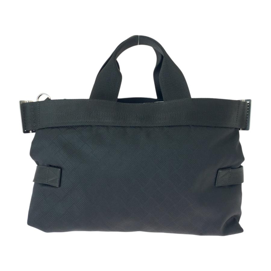 美品 BOTTEGAVENETA ボッテガヴェネタ ブラック 黒 シルバー金具 ナイロン P02003797D トートバッグ ビジネスバッグ メンズ 601137_1