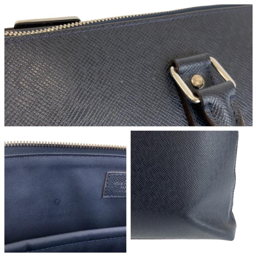 美品 LOUIS VUITTON ルイヴィトン タイガ アントン オセアン ネイビー シルバー金具 M34401 ビジネスバッグ ブリーフケース メンズ 601196 | LOUIS VUITTON | 04