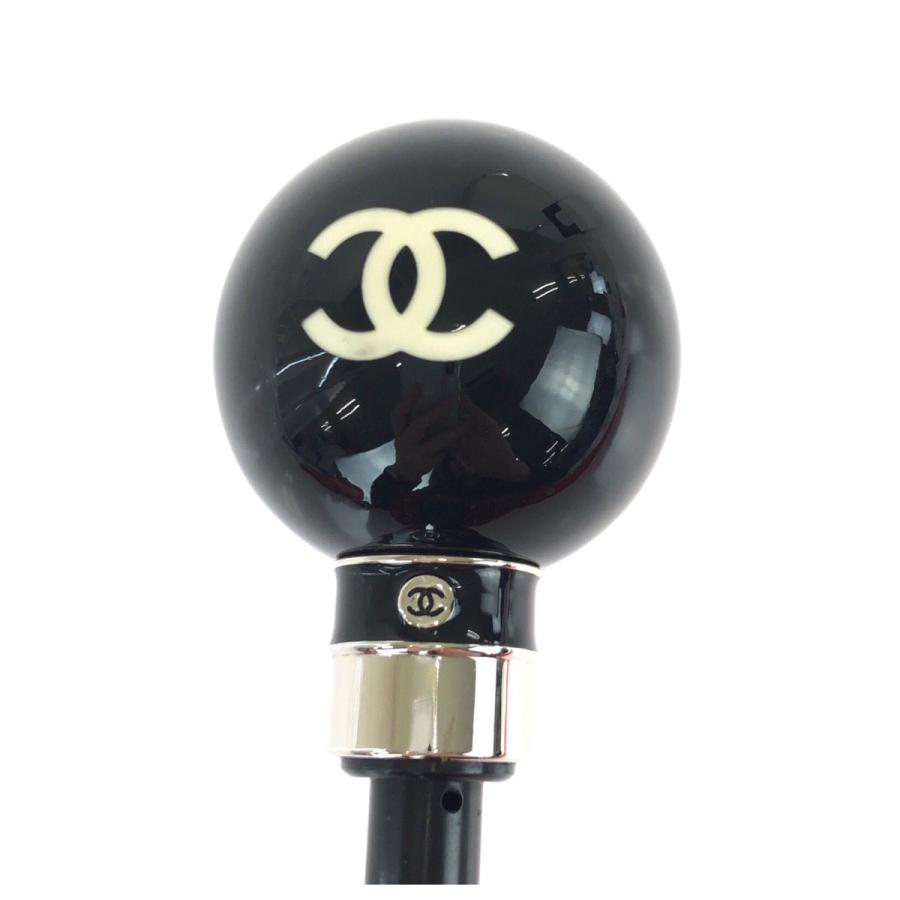 美品 CHANEL シャネル ココマーク マトラッセ レッド シルバー金具 ポリアミド/ポリエステル 傘 折りたたみ傘 晴雨兼用 レディース 601197 | CHANEL | 03