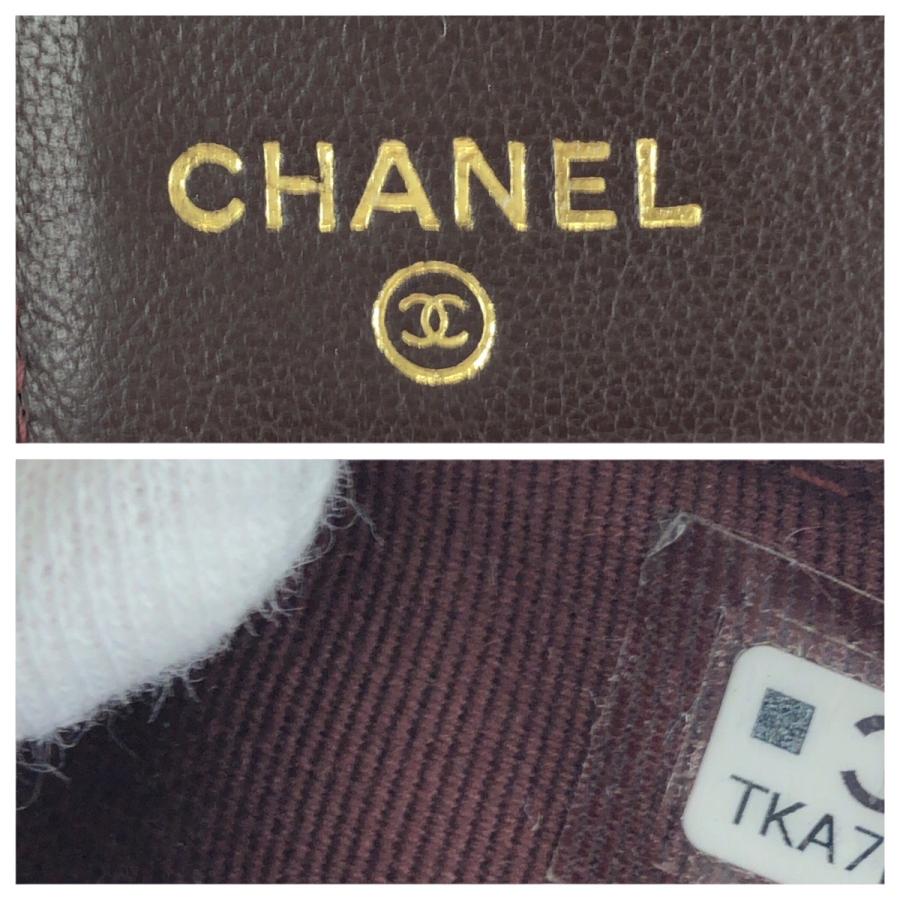 美品 CHANEL シャネル マトラッセ ココマーク ブラック 黒 ゴールド金具 ラムスキン 折財布 コンパクトウォレット レディース 601203 | CHANEL | 04
