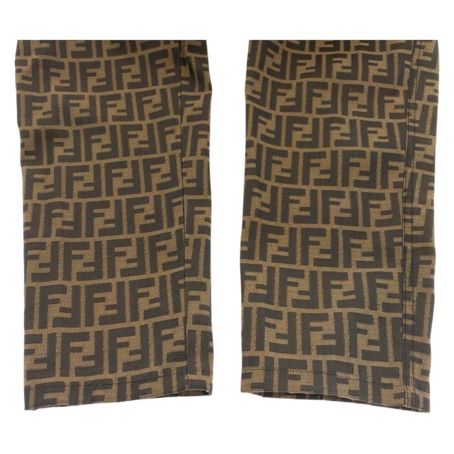 美品 FENDI フェンディ ヴィンテージ ズッカ サイズ29インチ ブラウン ポリエステル/コットン パンツ 男女兼用 レディース 601232 | FENDI | 05