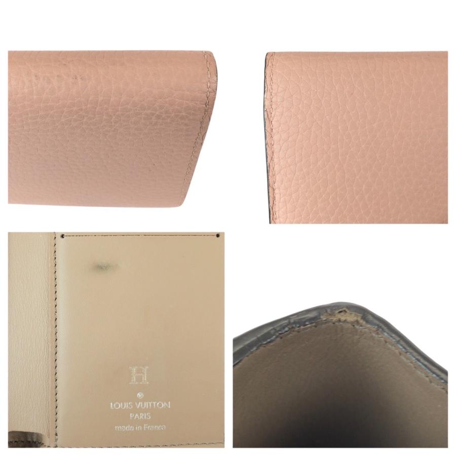 美品 ルイヴィトン ポルトフォイユ カプシーヌ コンパクト ピンク シルバー金具 レザー M62156 折財布 コンパクトウォレット 601240 | LOUIS VUITTON | 06