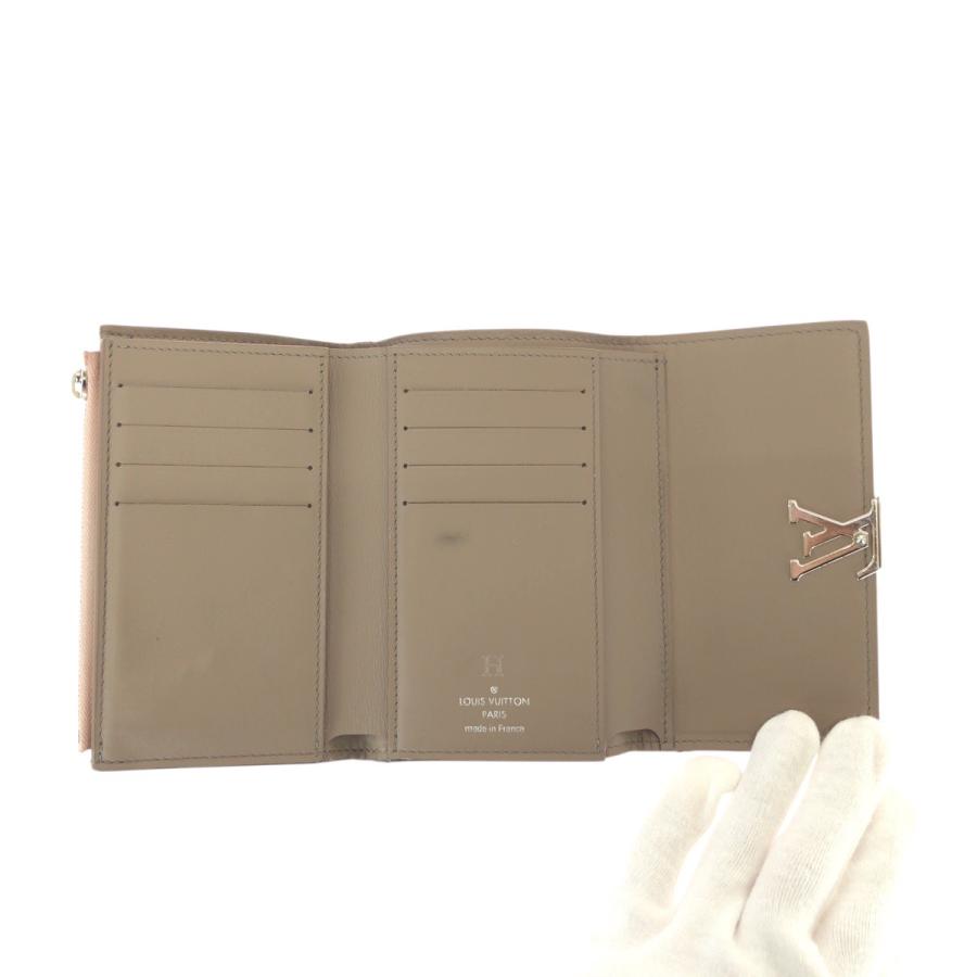 美品 ルイヴィトン ポルトフォイユ カプシーヌ コンパクト ピンク シルバー金具 レザー M62156 折財布 コンパクトウォレット 601240 | LOUIS VUITTON | 07