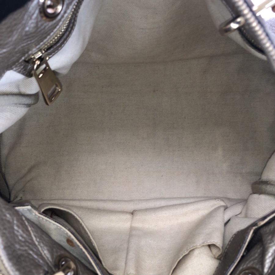 GUCCI（グッチ） 美品 バンブー ショッパー 2way シャンパンゴールド