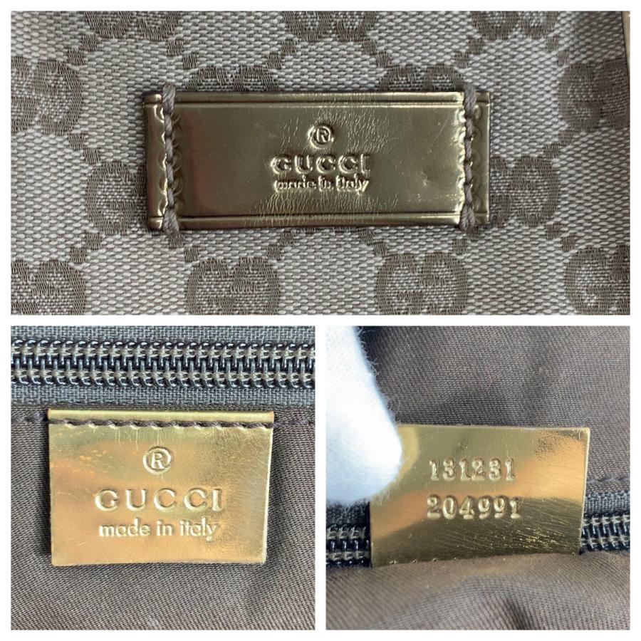 美品 GUCCI グッチ シェリーライン ベージュ ゴールド GGキャンバス 131231 トートバッグ ショルダーバッグ 男女兼用 メンズ 601273 | GUCCI | 02