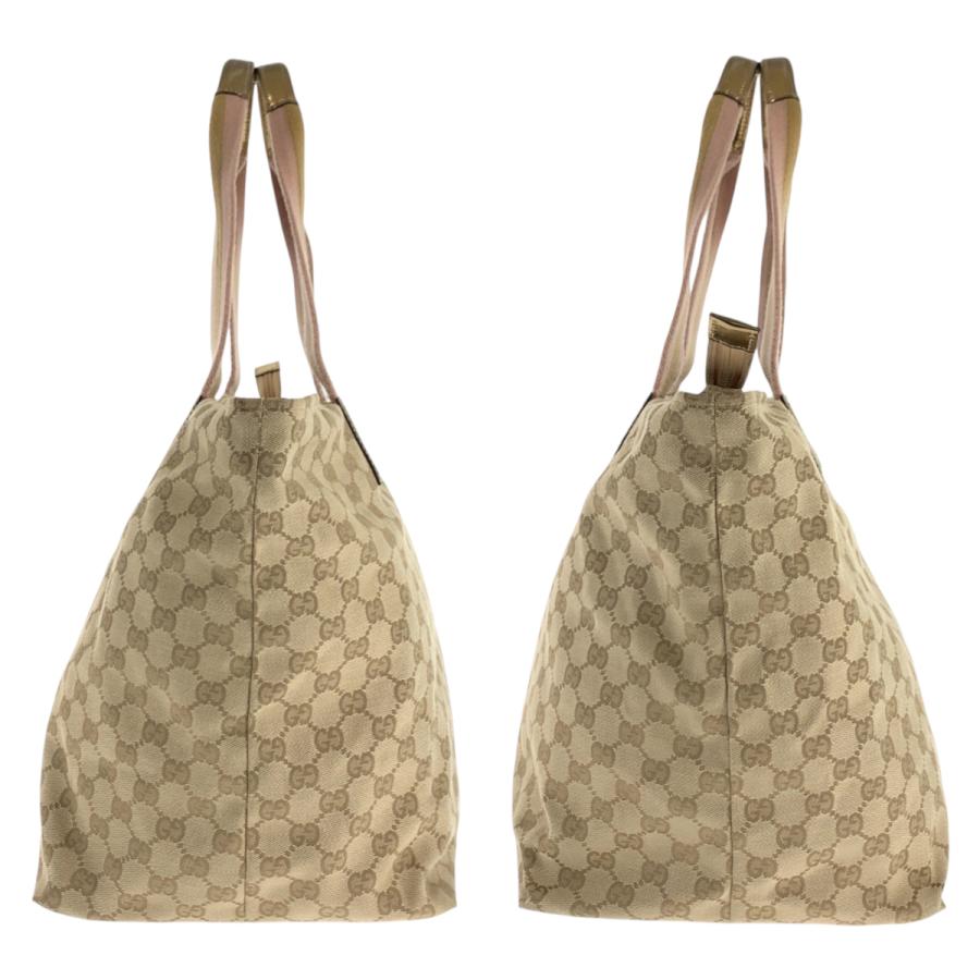 美品 GUCCI グッチ シェリーライン ベージュ ゴールド GGキャンバス 131231 トートバッグ ショルダーバッグ 男女兼用 メンズ 601273 | GUCCI | 07