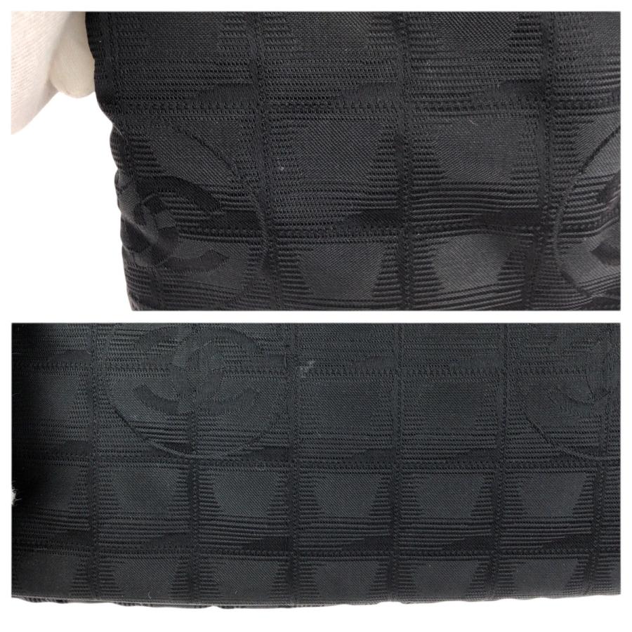 美品 CHANEL シャネル ヴィンテージ ニュートラベルライン MM ブラック 黒 ゴールド金具 ナイロントートバッグ ショルダーバッグ 601274 | CHANEL | 04