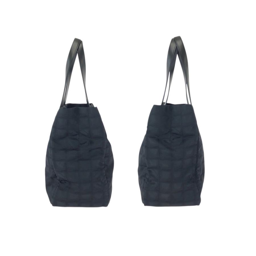 美品 CHANEL シャネル ヴィンテージ ニュートラベルライン MM ブラック 黒 ゴールド金具 ナイロントートバッグ ショルダーバッグ 601274 | CHANEL | 07