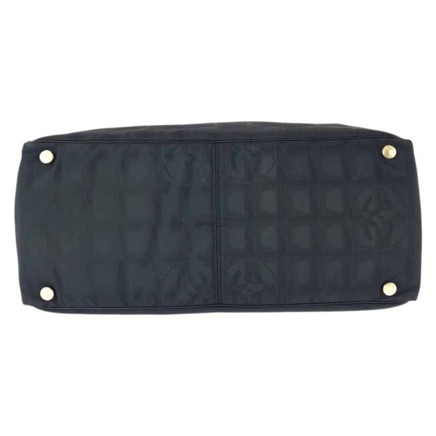 美品 CHANEL シャネル ヴィンテージ ニュートラベルライン MM ブラック 黒 ゴールド金具 ナイロントートバッグ ショルダーバッグ 601274 | CHANEL | 09