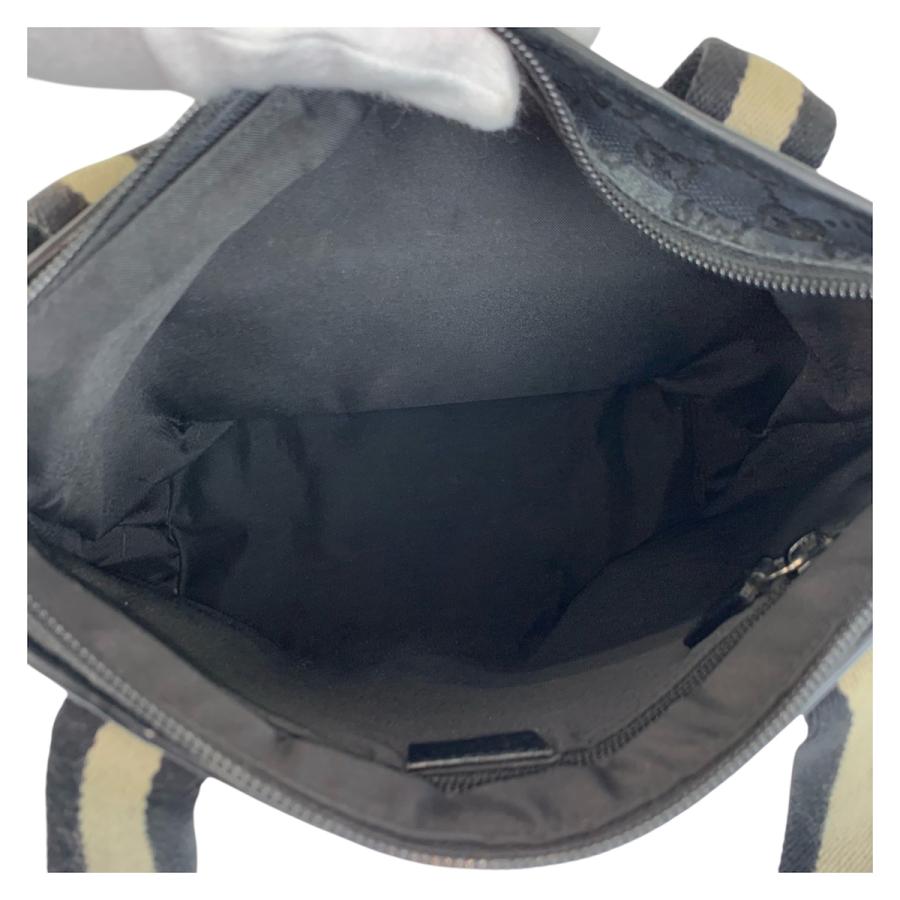 GUCCI グッチ シェリーライン ブラック 黒 GGキャンバス/レザー 019 0402 トートバッグ ハンドバッグ レディース 601290 | GUCCI | 08